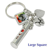 pet ashes jewelry keychain