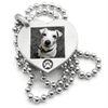 paw print photo necklace