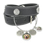 matching dog collar and bracelet, dog bangle bracelet