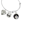 “Cool Cat & Meow” Cat Charm Photo Wire Bangle Bracelet | Sadie Photo Bracelet - Customer's Product with price 40.00 ID Pf5Mcnjc2C9X-Y-grGix7Pxe