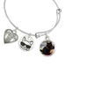 “Cool Cat & Meow” Cat Charm Photo Wire Bangle Bracelet | Sadie Photo Bracelet - Customer's Product with price 40.00 ID h3ZqkxzdIb6hVoqh1Dbr88iA