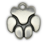 paw print charm for pet memorial jewelry