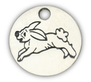 Bunny dog charm for dog charm bracelet jewelry and dog charm photo bracelet