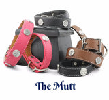 leather dog collars, matching dog collar and bracelet