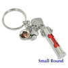 pet cremation keychain with picture charm