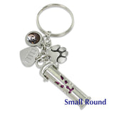 cremation keychain urn for pet ashes