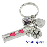 pet memorial ashes keychain urn