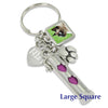 pet memorial keychain with picture