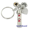 pet memorial personalized keychain urn