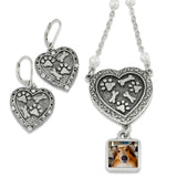 photo jewelry with earrings
