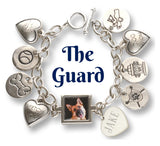 The Guard Dog Charm Photo Charm Bracelet - Dog Jewelry