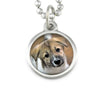 pet memorial necklace picture pendant with engraving