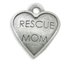 Rescue mom dog charm for rescue and adoption jewelry and dog charm bracelet and photo bracelet