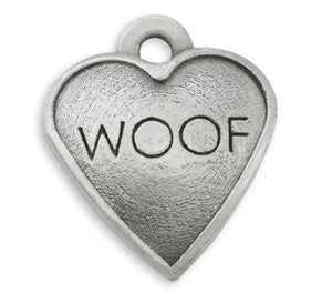 woof dog charm for dog charm bracelets and dog charm photo bracelets