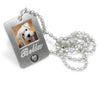 picture necklace dog necklace pet remembrance necklace photo pendant