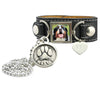 sterling silver paw print jewelry, pet memorial bracelet