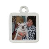 Chloe & Daisy Large Square Photo Charm, Rhodium Plated Photo Jewelry - Customer's Product with price 25.00 ID 1SGxVfrmg-RQt8_F4wqG-GLH