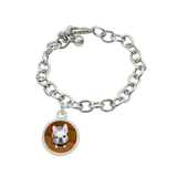 Daisy Custom Photo Bracelet with Pet Charms Pet Memorial Jewelry - Customer's Product with price 55.00