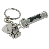 Pet Cremation Urn Keychain Dog Bone Paw Print Charm - Customer's Product with price 57.00 ID tbNCXxzJQftGuwsx6n6ElmNZ