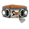 Leather Cuff Photo Bracelet Pet Memorial Jewelry - Customer's Product with price 95.00 ID lQykIyzeJI1SZ4it_IGwUObl
