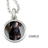 Photo Pendant Dog Necklace - Mia Personalized Photo Necklace - Customer's Product with price 40.00 ID kPmmiHY3YVEecix9lAOAiYU_