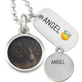 Photo Pendant Dog Necklace - Mia Personalized Photo Necklace - Customer's Product with price 55.00 ID OSF2PapIiPsyVWLqhYa-xCo3