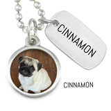 Photo Pendant Dog Necklace - Mia Personalized Photo Necklace - Customer's Product with price 60.00 ID 3zKry5zNzjr4cjF68kAbfO9g