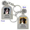 Double Dog, Double-Sided Photo Keychain with 2 Photos and Paw Print Charm - Customer's Product with price 60.00 ID sCzVofBcJD5i1H2IEEvA6af3