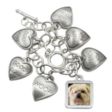 Dog Mom Photo Charm Bracelet - Jewelry for Dog Moms - Customer's Product with price 50.00